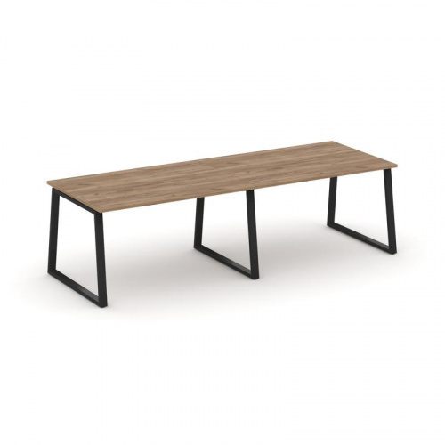 Style Project Стол переговорный SN-6T1.SPRG-013.3 Акация Лорка/Металл Антрацит 2760*980*750 фото 5 Style Project Стол переговорный SN-6T1.SPRG-013.3 Акация Лорка/Металл Антрацит 2760*980*750 фото 5