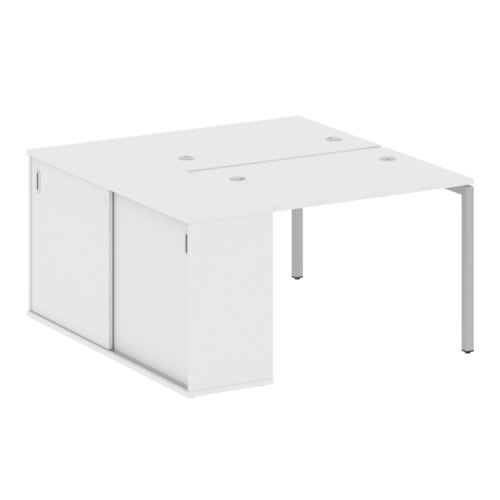 Бенч-система с шкафом-купе на П-обр. м/к Metal System Quattro 40БП.РС-СШК-1.1 фото 4 Бенч-система с шкафом-купе на П-обр. м/к Metal System Quattro 40БП.РС-СШК-1.1 фото 4