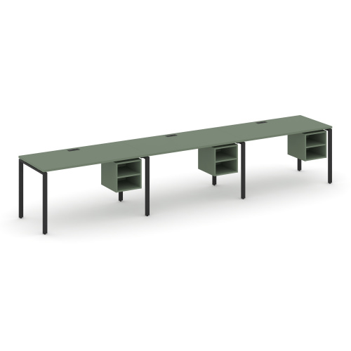 Бенч-система на 3 места с подвесными тумбами Concept CN.ORS-128