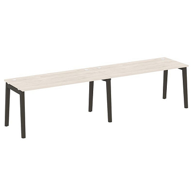 Onix Wood Рабочая станция OW.RS-2.4.7 Денвер Светлый/Дуб Темный/Металл Антрацит 3160*720*750