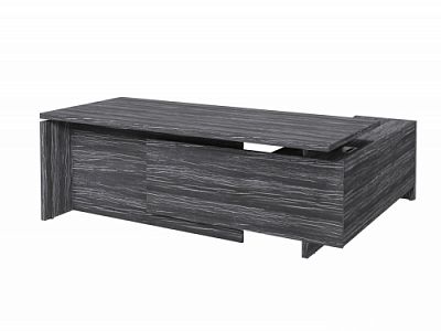 Стол с опорной тумбой FB-121L.DD Древесина Графит