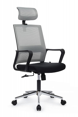 Кресло Mint RCH M1029HBE Серый/Черный