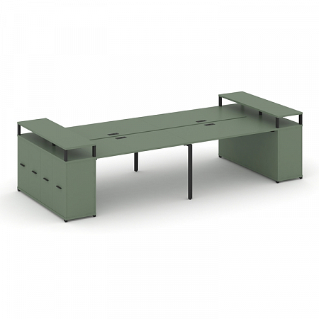 Бенч-система с опорными распашными шкафами Concept CN.DRS-265