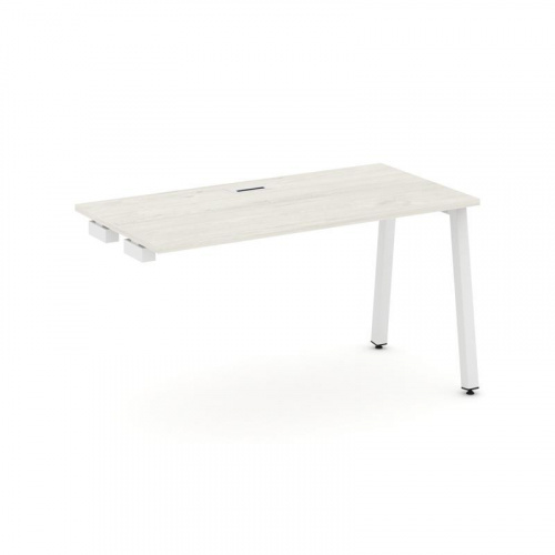 Style Project Стол-приставка к опор. элем. SN-5A.OPRS-014 Дуб Наварра/Металл Белый 1580*700*750 фото 28