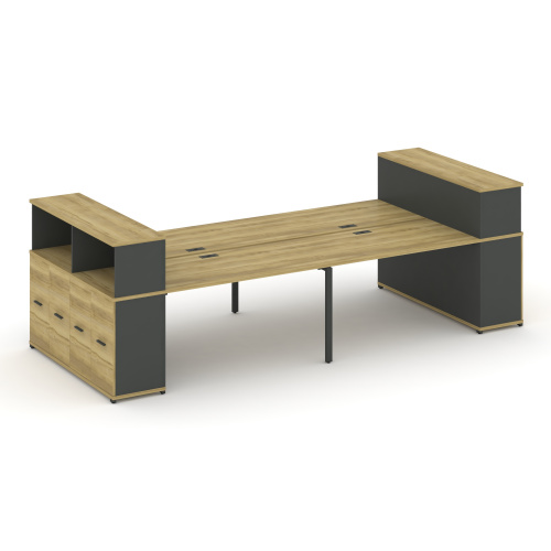 Бенч-система с опорными распашными шкафами Concept CN.DRS-271 фото 4 Бенч-система с опорными распашными шкафами Concept CN.DRS-271 фото 4