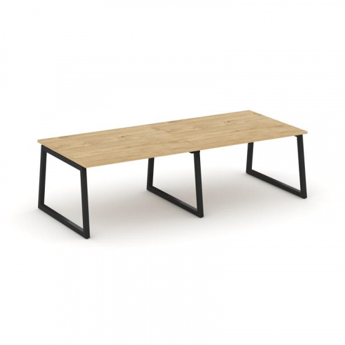 Style Project Стол переговорный SN-5T1.SPRG-043.3 Акация Лорка/Металл Антрацит 2760*1180*750 фото 3