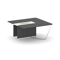 Steel Meet Завершающий модуль L=1600 MMK-PR.B.SPZW-16 Антрацит/Ваниль Глянец/Нержавеющая Сталь/Хром