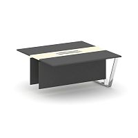 Steel Meet Проходной модуль L=1600 MM-PR.B.SPPW-16 Антрацит/Ваниль Глянец/Нержавеющая Сталь/Хром 160