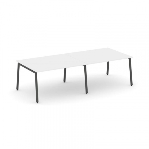 Style Project Стол переговорный SN-4A.SPRG-044.3 Белый/Металл Антрацит 3160*1180*750 фото 28