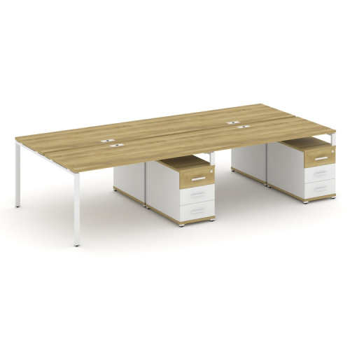 Бенч-система на 4 места с 2 опорными тумбами Concept CN.DRS-320 фото 11 Бенч-система на 4 места с 2 опорными тумбами Concept CN.DRS-320 фото 11