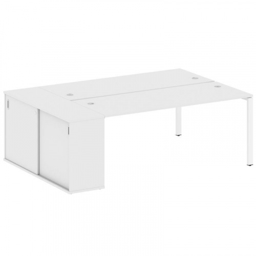 Бенч-система с шкафом-купе на П-обр. м/к Metal System БП.РС-СШК-1.5 фото 9