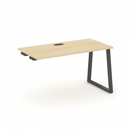 Style Project Стол-приставка к опор. элем. SN-6T1.OPRS-022 Акация Лорка/Металл Антрацит/Заглушка Пла