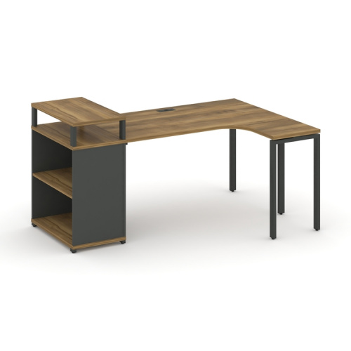Стол эргономичный с опорным стеллажом Concept CN.SA-204(R) Стол эргономичный с опорным стеллажом Concept CN.SA-204(R)