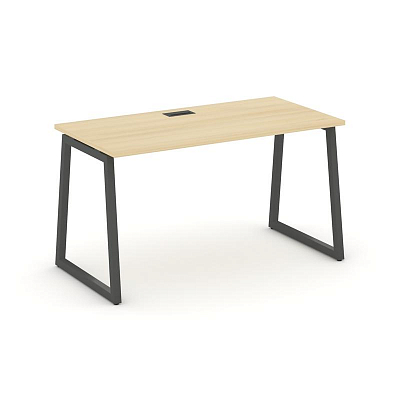 Style Project Стол письменный SN-4T1.SP-025 Акация Лорка/Металл Антрацит/Заглушка Пластик Черный 178