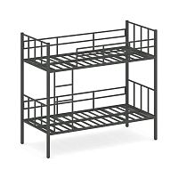 Overnight Кровать 2-х ярусная ON.MK2-002 Металл Антрацит 2075*950*1850