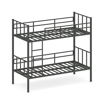 Overnight Кровать 2-х ярусная ON.MK2-002 Металл Антрацит 2075*950*1850