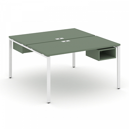 Бенч-система на 2 места с подвесными тумбами Concept CN.DRS-104