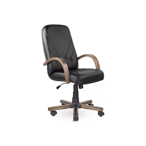 Кресло руководителя Комо (Дерево D8) (Экокожа)