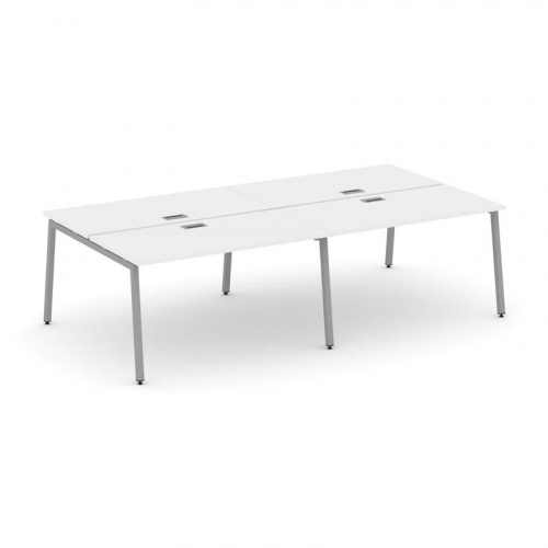 Style Project Рабочая станция 2-х сторон. SN-4A.DRS-034 Акация Лорка/Металл Белый 3160*1232*750 фото 8