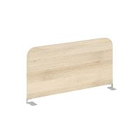 Настольный Экран боковой UNE.DEKRB-400.25.16 Бук Артизан/Металл Серый 600*16*397