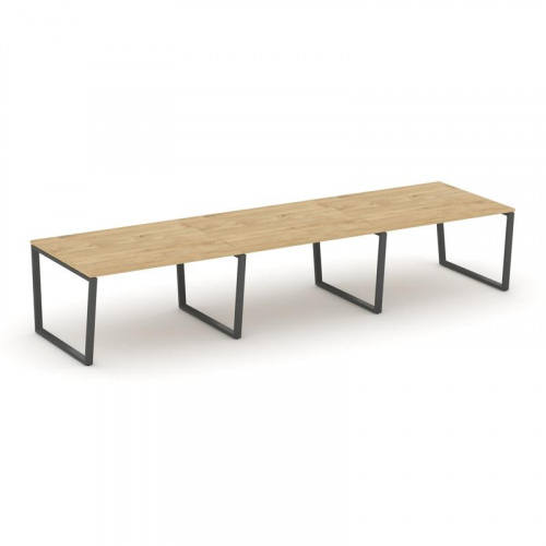 Style Project Стол переговорный SN-6T2.SPRG-052.3 Акация Лорка/Металл Антрацит 3540*1180*750 фото 22