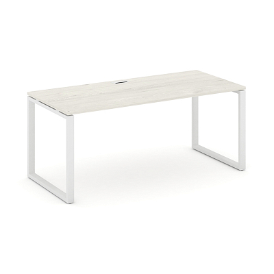 Style Project Direct Стол письменный SN-6O.SR-023.M Дуб Наварра/Металл Белый/Заглушка Металл Белый 1