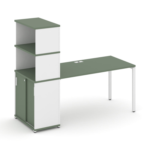 Стол офисный с опорным шкафом-купе Concept CN.SP-244 Стол офисный с опорным шкафом-купе Concept CN.SP-244