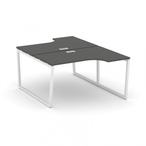 Style Project Рабочая станция эргоном. SN-4T2.DRPA-021 Акация Лорка/Металл Антрацит/Заглушка Пластик фото 18