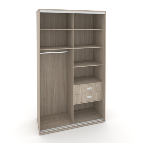 Корпус 2-х секционного шкафа высокого L=1500мм Maris SH.K2-5.1 K2 фото 4