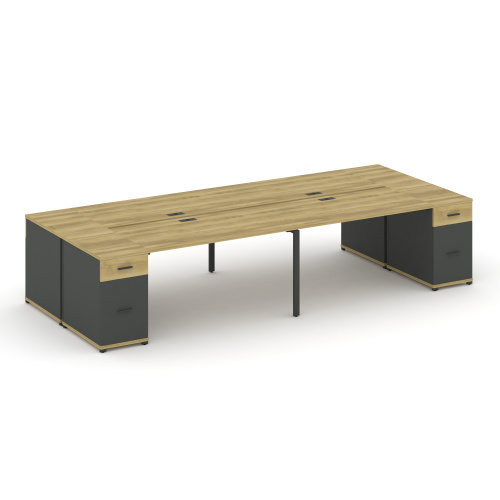 Бенч-система на 4 места с 2 опорными тумбами Concept CN.DRS-429 фото 4 Бенч-система на 4 места с 2 опорными тумбами Concept CN.DRS-429 фото 4