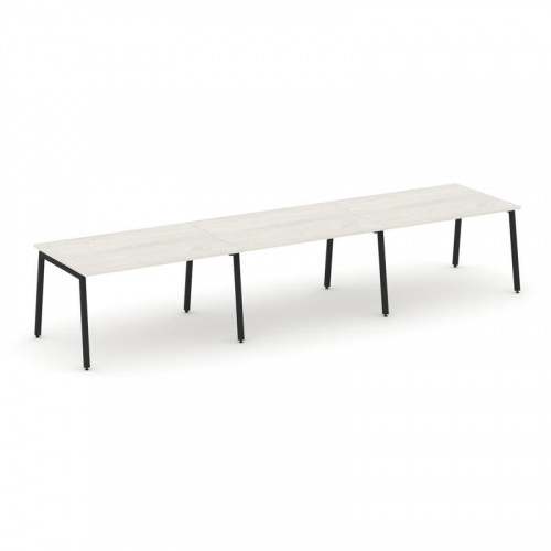 Style Project Стол переговорный SN-4A.SPRG-023.3 Тиквуд Светлый/Металл Антрацит 4410*980*750 фото 3