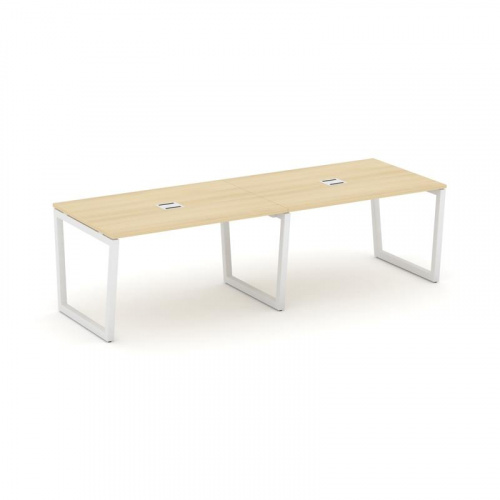 Style Project Стол переговорный SN-5T2.SPRG-012 Акация Лорка/Металл Антрацит/Заглушка Металл Антраци фото 21