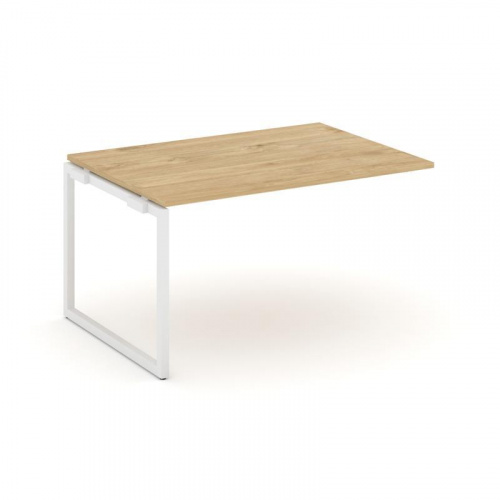 Style Project Проходной наб. элем. перег. стола SN-4O.NSPRG-003.3 Дуб Наварра/Металл Белый 1380*980* фото 19