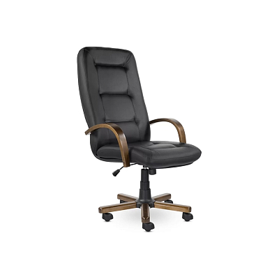 Кресло руководителя Идра (Дерево D8) (Натуральная кожа)