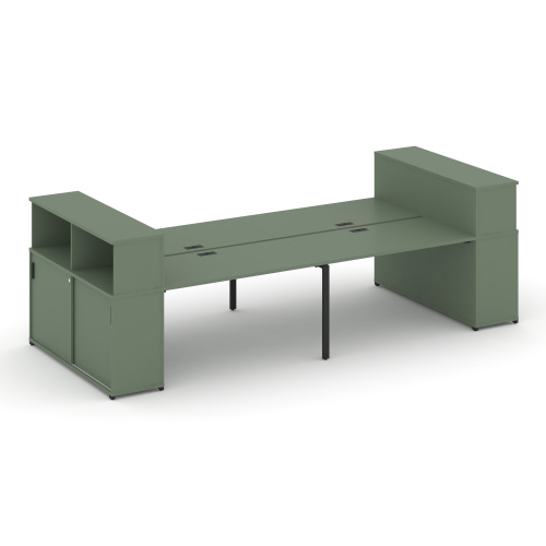 Бенч-система с опорными шкафами-купе Concept CN.DRS-282 Бенч-система с опорными шкафами-купе Concept CN.DRS-282