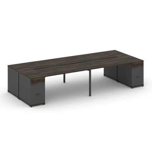 Бенч-система на 4 места с 2 опорными тумбами Concept CN.DRS-429 фото 3 Бенч-система на 4 места с 2 опорными тумбами Concept CN.DRS-429 фото 3