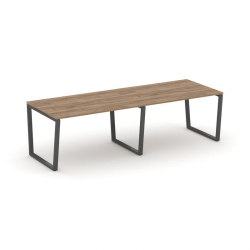 Style Project Стол переговорный SN-6T2.SPRG-012.3 Акация Лорка/Металл Антрацит 2360*980*750 фото 23