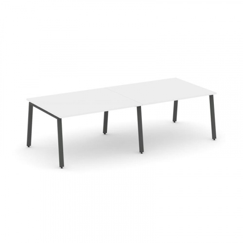 Style Project Стол переговорный SN-6A.SPRG-042.3 Дуб Наварра/Металл Белый 2360*1180*750 фото 21