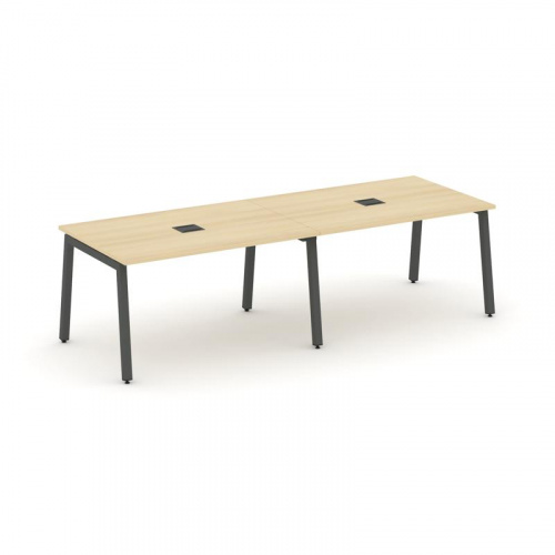 Style Project Стол переговорный SN-5A.SPRG-014 Акация Лорка/Металл Белый 3160*980*750 фото 22