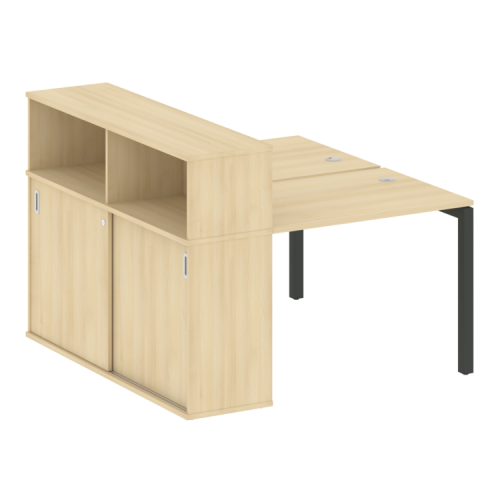 Бенч-система с шкафом-купе на П-обр. м/к Metal System Quattro 50БП.РС-СШК-2.1 фото 10 Бенч-система с шкафом-купе на П-обр. м/к Metal System Quattro 50БП.РС-СШК-2.1 фото 10