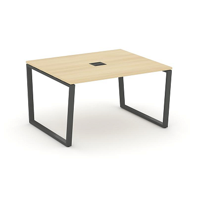 Style Project Стол переговорный SN-6T2.SPRG-033 Акация Лорка/Металл Антрацит/Заглушка Металл Антраци