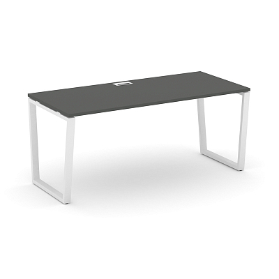 Style Project Direct Стол письменный SN-6T2.SR-024.M Антрацит/Металл Белый/Заглушка Металл Белы 1580