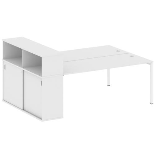 Бенч-система с шкафом-купе на П-обр. м/к Metal System Quattro 40БП.РС-СШК-2.5 фото 12 Бенч-система с шкафом-купе на П-обр. м/к Metal System Quattro 40БП.РС-СШК-2.5 фото 12
