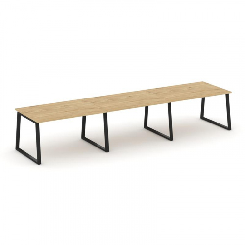 Style Project Стол переговорный SN-6T1.SPRG-024.3 Акация Лорка/Металл Антрацит 4740*980*750 фото 2 Style Project Стол переговорный SN-6T1.SPRG-024.3 Акация Лорка/Металл Антрацит 4740*980*750 фото 2