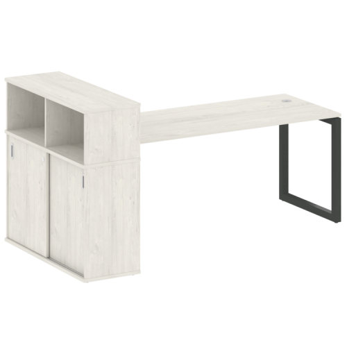 Стол офисный с шкафом-купе на О-обр. м/к Metal System Quattro 50БО.РС-СШК-3.5 фото 13 Стол офисный с шкафом-купе на О-обр. м/к Metal System Quattro 50БО.РС-СШК-3.5 фото 13