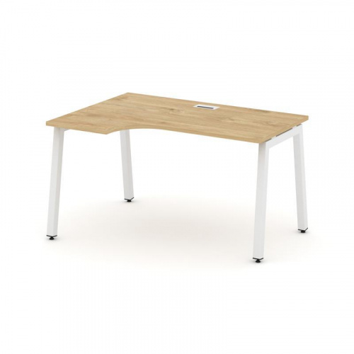 Style Project Стол рабочий эргоном. SN-5A.SPA-021(L) Дуб Табак/Металл Белый 1380*800/980*750 фото 21 Style Project Стол рабочий эргоном. SN-5A.SPA-021(L) Дуб Табак/Металл Белый 1380*800/980*750 фото 21