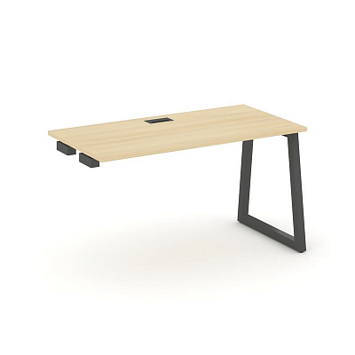 Style Project Стол-приставка к опор. элем. SN-5T1.OPRS-024 Акация Лорка/Металл Антрацит/Заглушка Пла