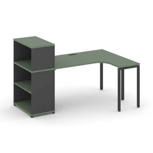 Стол эргономичный с опорным стеллажом Concept CN.SA-206(R) Стол эргономичный с опорным стеллажом Concept CN.SA-206(R)