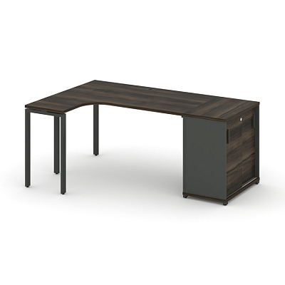 Стол эргономичный с опорным шкафом-купе Concept CN.SA-217(L)