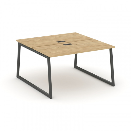 Style Project Рабочая станция 2-х сторон. SN-4T1.DRS-011 Акация Лорка/Металл Антрацит/Заглушка Пласт фото 11